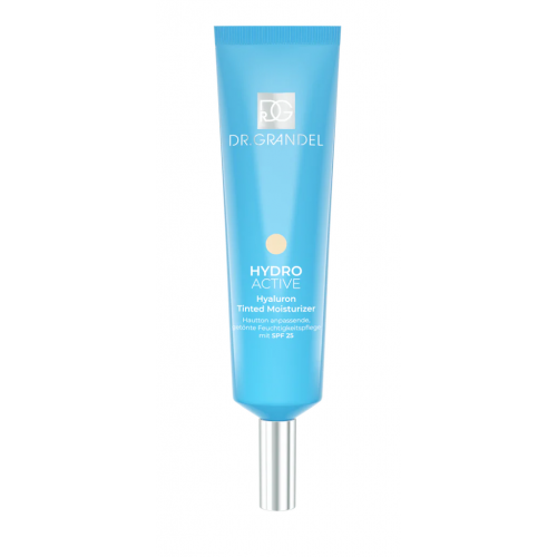 Dr. Grandel Hydro Active Hyaluron Tinted Moisturizer SPF25 Tonuojantis drėkinamasis kremas su apsauga