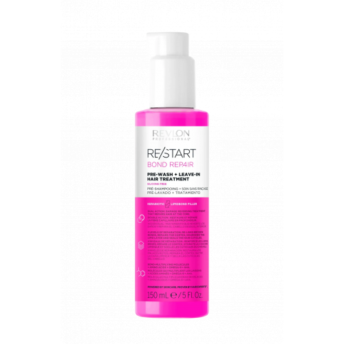 Revlon Professional RE/START Bond Repair Pre-wash + Leave-in Hair Treatment Pažeistų plaukų atkuriamasis produktas