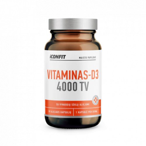 Iconfit Vitamin D3 4000IU Immune Support Maisto papildas