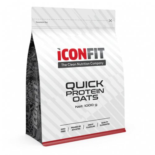 Iconfit Iconfit Quick Protein Oats 1kg Blackcurrant