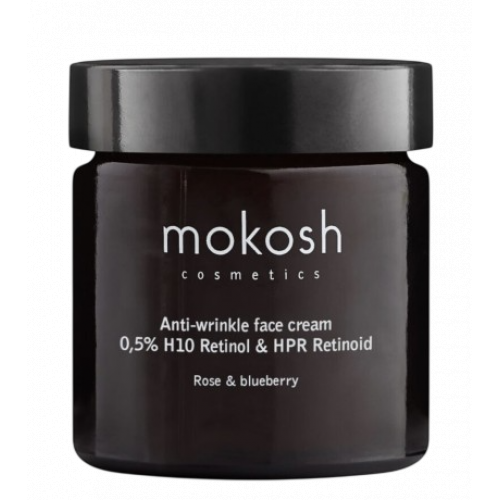 Mokosh Anti-wrinkle Face Cream 0,5% H10 Retinol & Hpr Retinoid Veido kremas nuo raukšlių