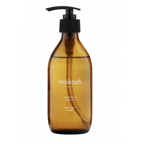 Mokosh Moisturizing Body Wash Sweet Cherry & Amber Drėkinamasis kūno prausiklis