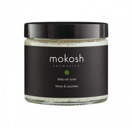 Mokosh Body Salt Scrub Melon & Cucumber Kūno šveitiklis