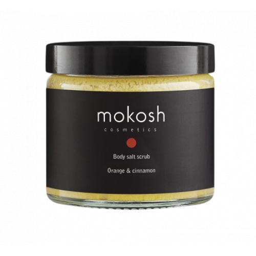 Mokosh Body Salt Scrub Orange & Cinnamon Kūno šveitiklis