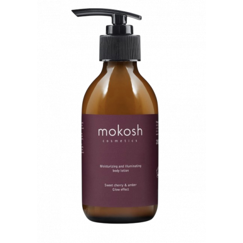 Mokosh Moisturizing And Illuminating Body Lotion Sweet Cherry & Amber Kūno losjonas