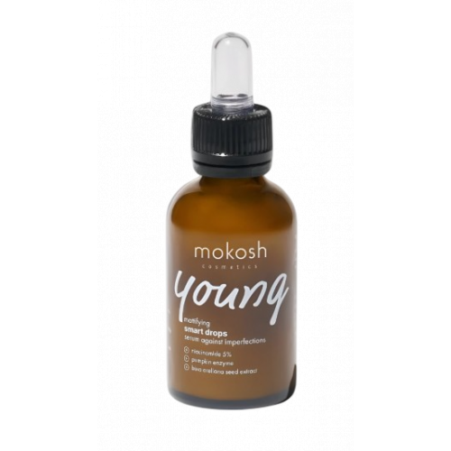 Mokosh Young Smart Drops Mattifying Serum Matinį efektą suteikiantis serumas