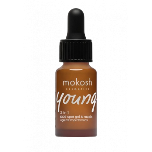 Mokosh Young SOS Spot Gel & Mask Against Imperfections Gelis/kaukė nuo spuogų