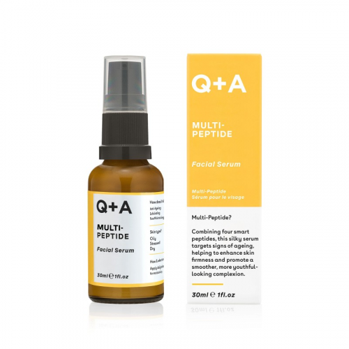 Q+A Multi-Peptide Facial Serum Veido serumas su peptidais