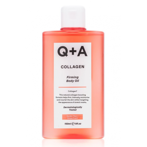 Q+A Collagen Firming Body Oil Stangrinamasis kūno aliejus