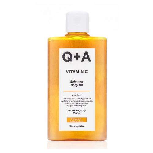 Q+A Vitamin C Shimmer Body Oil Žėrintis kūno aliejus