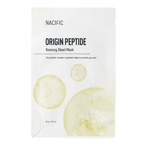 NACIFIC Origin Peptide Reviving Mask Lakštinė veido kaukė su peptidų kompleksu