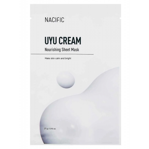 NACIFIC UYU Cream Nourishing Mask Maitinamoji lakštinė veido kaukė