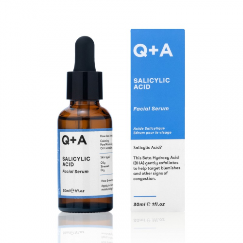 Q+A Salicylic Acid Facial Serum Veido serumas su salicilo rūgštimi