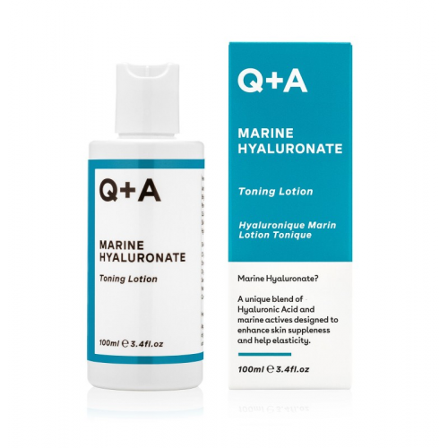 Photos - Facial / Body Cleansing Product Q+A Q+A Marine Hyaluronate Toning Lotion 100ml KS490145