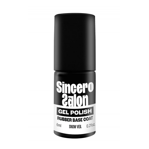 Sincero Salon Rubber Base Coat 6ml Snow Veil