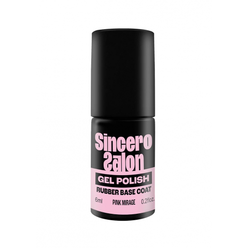 Sincero Salon Rubber Base Coat 6ml Pink Mirage