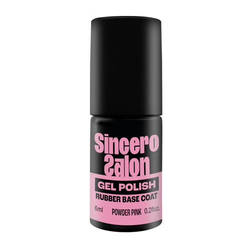 Sincero Salon Rubber Base Coat 6ml Powder Pink