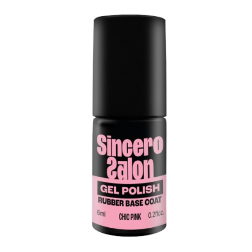 Sincero Salon Rubber Base Coat 6ml Chic Pink