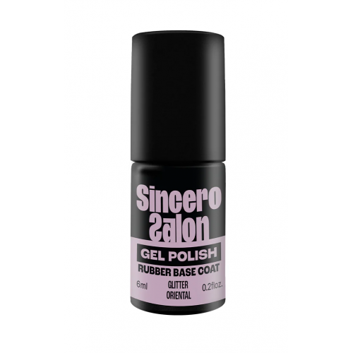 Sincero Salon Rubber Base Coat 6ml Glitter Oriental