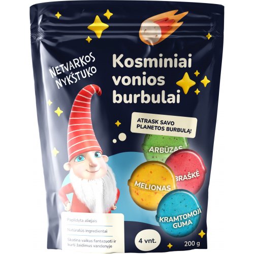 Kakė Makė Cosmic Kosminiai vonios burbulai vaikams
