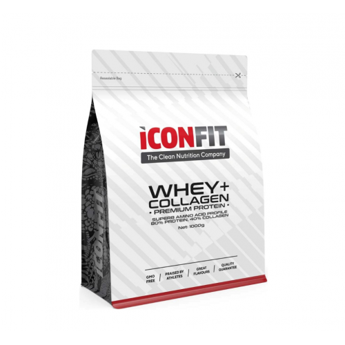 Iconfit Whey + Collagen Baltymai ir hidrolizuotas kolagenas