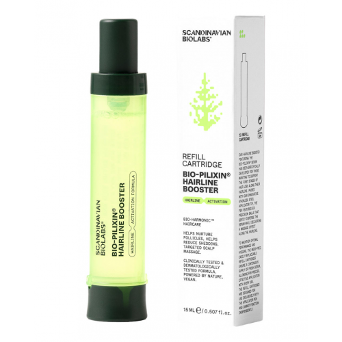 Scandinavian Biolabs Women's Bio-Pilixin Hairline Booster Plaukų augimą skatinantis serumas su masažuokliu