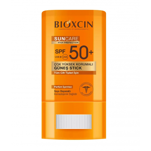 Bioxcin Suncare Sunscreen Stick SPF50+ Apsauginis veido pieštukas nuo saulės