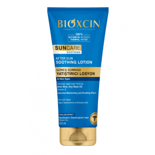 Bioxcin Suncare After Sun Soothing Lotion Raminantis losjonas po deginimosi su alijošiumi ir vitaminu E