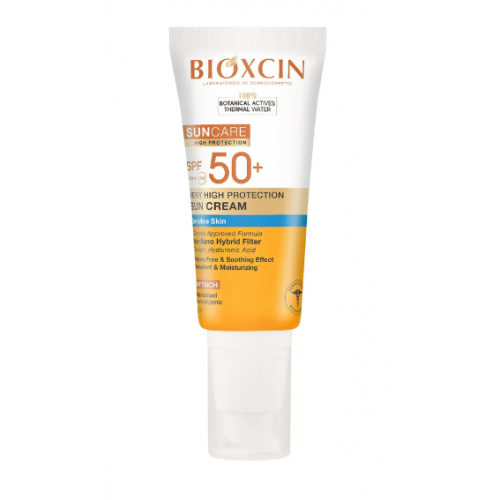 Bioxcin Suncare Face and Body Cream SPF50+ Apsauginis veido ir kūno kremas nuo saulės jautriai odai