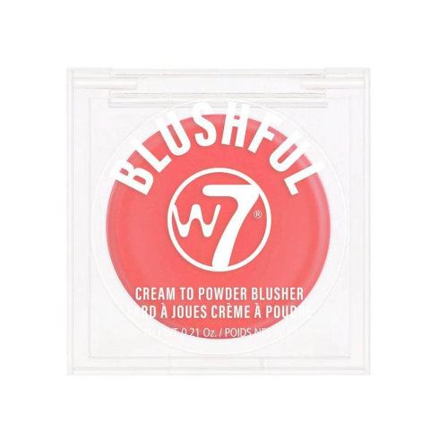 W7 Cosmetics W7 Cosmetics Blushful Cream To Powder Blusher 6g Fiery