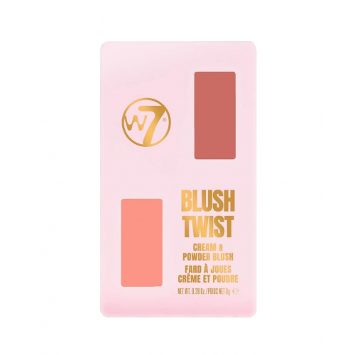 W7 Cosmetics Blush Twist Duo Blusher Skaistalų duetas