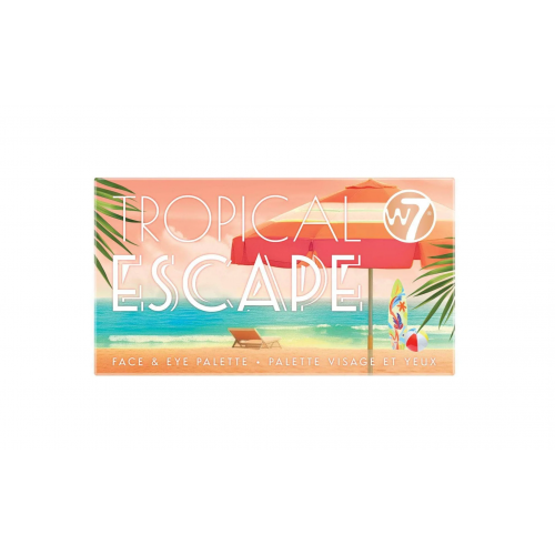 W7 Cosmetics W7 Cosmetics Tropical Escape Face & Eye Palette 1 pc.