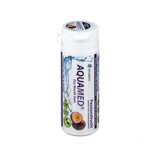 Miradent Aquamed Dry Mouth Gum Kramtomoji guma sausai burnai