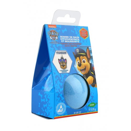 Take Care Take Care Paw Patrol Fizzing and Foaming Bath Bomb Blue 170g
