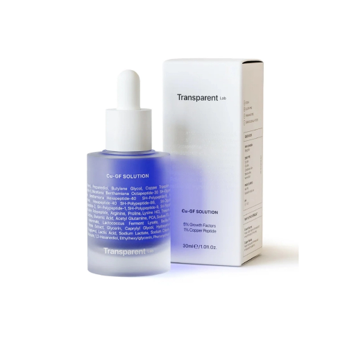 Transparent Lab Cu-Gf Solution Face Serum Taastav seerum vasepeptiididega