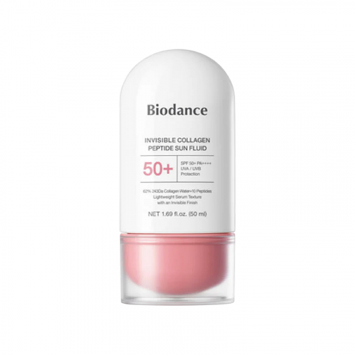Biodance Invisible Collagen Peptide Sun Fluid SPF50 Lengvas apsauginis kremas nuo saulės