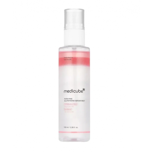Medicube PDRN Pink Glutathione Serum Mist Seerumi pihusti naha elastsuse ja niisutamise jaoks