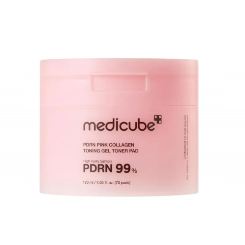 Medicube PDRN Pink Collagen Toning Gel Toner Pad Veido padeliai