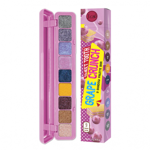 J.Cat Beauty Sweet Tooth 9 Shadow Palette Bar Akių šešėlių paletė