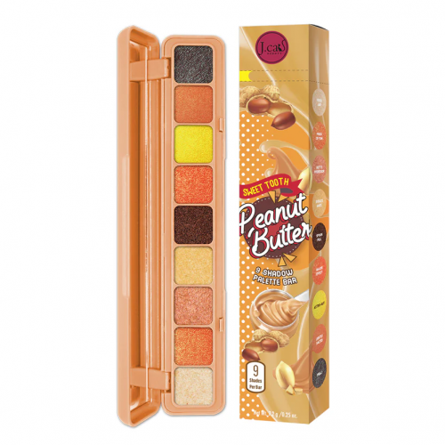 J.Cat Beauty Sweet Tooth 9 Shadow Palette Bar Akių šešėlių paletė