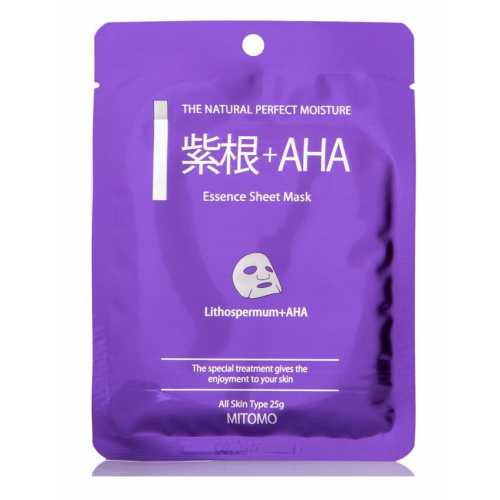 Mitomo Essence Mask with AHA and Lithospermum 25g