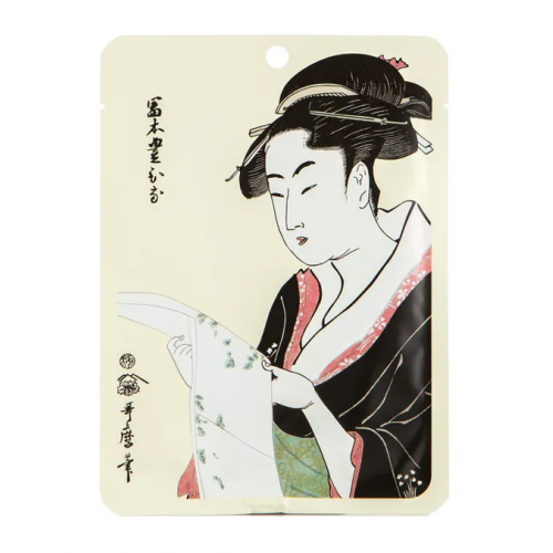 Mitomo Essence Mask with Pearl and Cherry Blossoms Sejas maska ar sakuras ziedu un pērļu ekstraktu