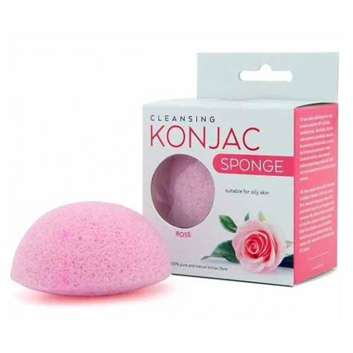 Mitomo Cleansing Konjac Sponge with Rose
