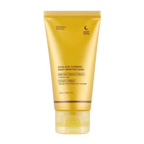 Medicube Kojic Acid Turmeric Night Wrapping Mask Naktinė veido kaukė