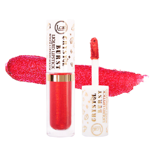 J.Cat Beauty J.Cat Beauty Crystal Burst Liquid Lipstick 0.08 g 102 Secret Ruby