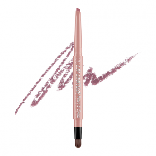 J.Cat Beauty Lip Contour Pencil & Brush Lūpų kontūro pieštukas su šepetėliu