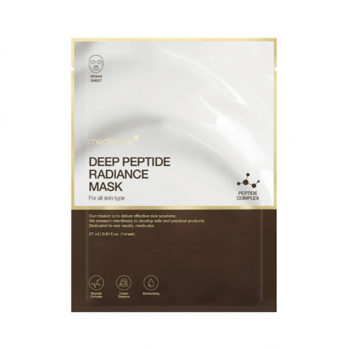 Medicube Deep Peptide Radiance Mask Lokšņu sejas maska