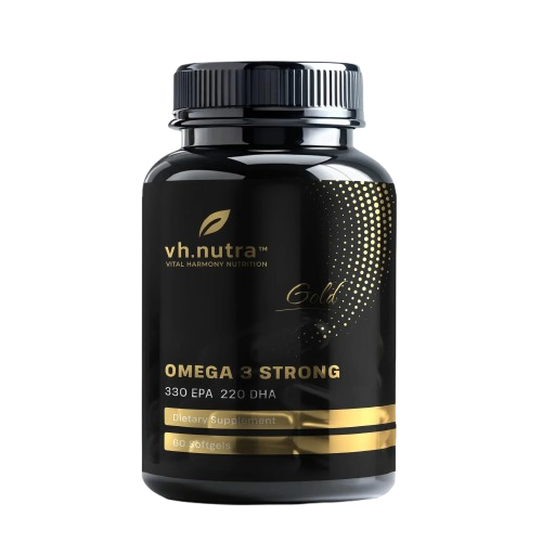 Vitalharmony Omega 3 Strong Maisto papildas su žuvų taukais