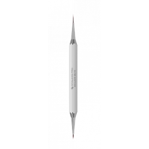 Staleks Double-Ended Brush 7mm/12mm Dvipusis teptukas nagų dizainui
