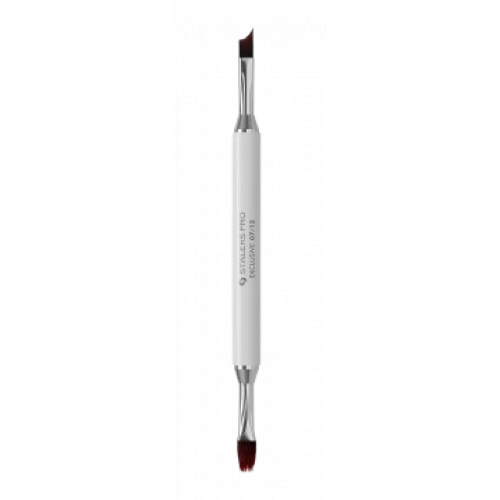 Staleks Double-Ended Brush 11mm/10mm Dvipusis teptukas nagų dizainui